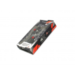 ART - Paire Leviers Repliables Noir/Vis Rouge Compatible Honda cCr 04-07 / Crf 04-06