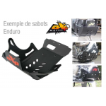 AXP - Sabot enduro PHD 6mm noir Compatible Gas Gas Ec200/250/300 01-09