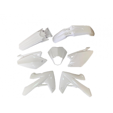 V PARTS - Kit Plastiques Type Origine Blanc Compatible Rieju MRT 09-
