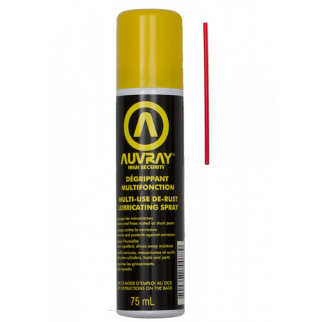 AUVRAY - Dégrippant Spray 75ml Spécial Serrure Antivol