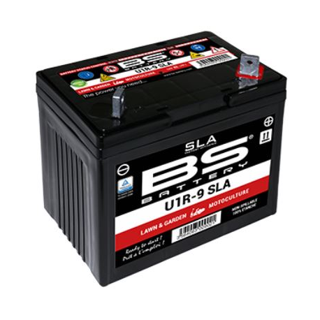 BS BATTERY - Batterie moto 12V U1R-9 SLA Sans Entretien Activée Usine