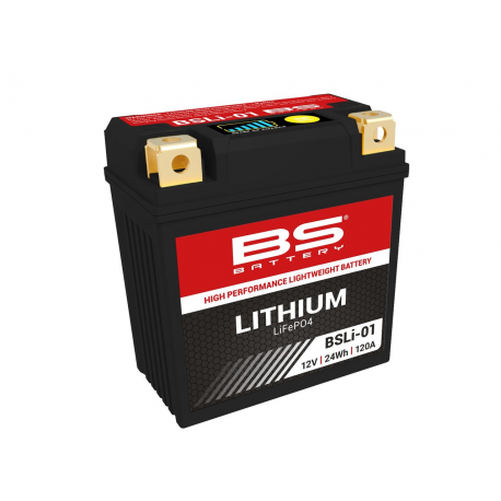 BS BATTERY - Batterie moto 12V Lithium Ion BSLi-01 Sans Entretien