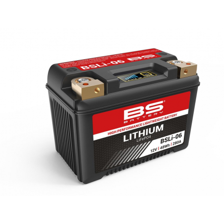 BS BATTERY - Batterie moto 12V Lithium Ion BSLi-06 Sans Entretien