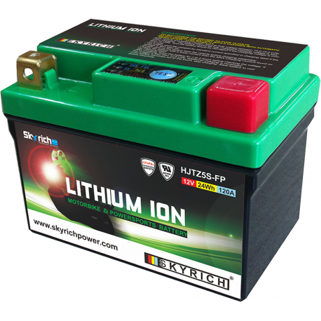 SKYRICH - Batterie Moto 12V Lithium Ion LTZ5S Sans Entretien - Dim.113 x 70 x 85mm