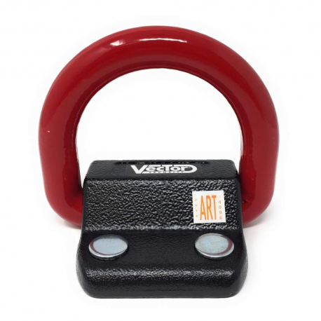 VECTOR - Kit ancre platine fixation sol/mur cadenas Compac Block 95x78mm Ø22mm