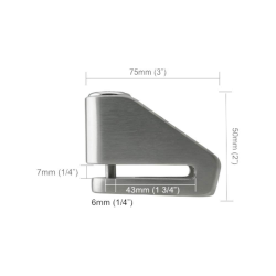 XENA X1 - Antivol Moto Bloque disque 6mm