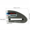 XENA - Antivol Moto Bloque disque XX15 Alarm Bluetooth acier 14mm 120 dB - Homologué SRA