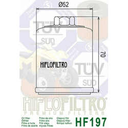 HIFLOFILTRO - Filtre À Huile Hf197