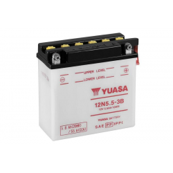 YUASA - Batterie Moto 12V Avec Entretien 12N5-3B