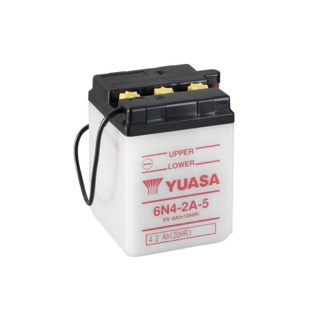 YUASA - Batterie Moto 6V Avec Entretien 6N4-2A-5