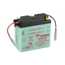 YUASA - Batterie Moto 6V Avec Entretien 6N4B-2A