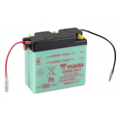 YUASA - Batterie Moto 6V Avec Entretien 6N4B-2A-3