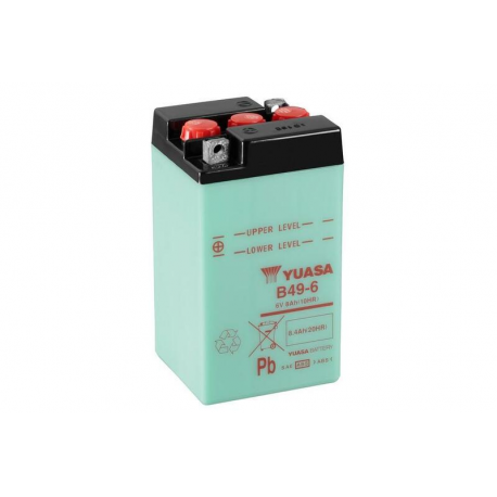 YUASA - Batterie Moto 12V Avec Entretien B49-6