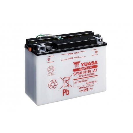 YUASA - Batterie Moto 12V Avec Entretien Sy50-N18L-At