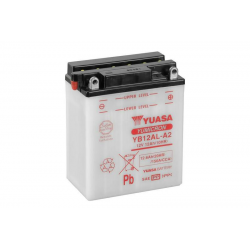 YUASA - Batterie Moto 12V Avec Entretien Yb12Al-A2 / Yb12Ala2