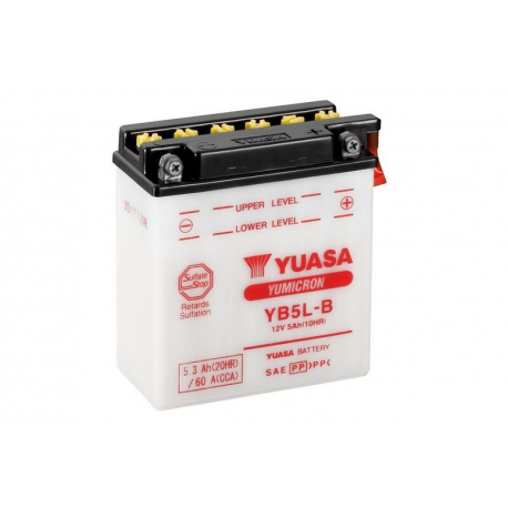 YUASA - Batterie Moto 12V Avec Entretien Yb5L-B / Yb5Lb