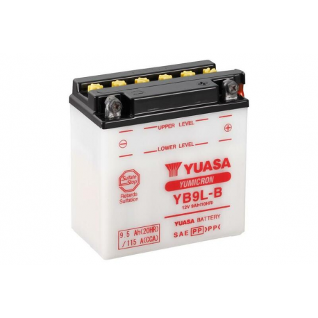 YUASA - Batterie Moto 12V Avec Entretien Yb9L-B