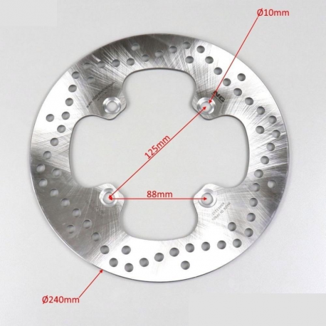 NG BRAKE DISC - Disque De Frein Fixe - 209 - Diamètre Int/Ext (Ømm/Mm) 105/240
