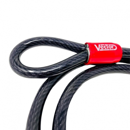 VECTOR - Câble antivol renforcé boucles MAXKABL L2m Ø15mm