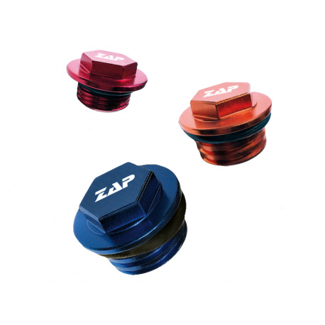 ZAP TECHNIX - Bouchon Remplissage Huile Moteur - CR/CRF450/KX/YZ/YZF - Bleu