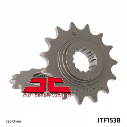 JT SPROCKETS - Pignon acier standard 1538 - 520