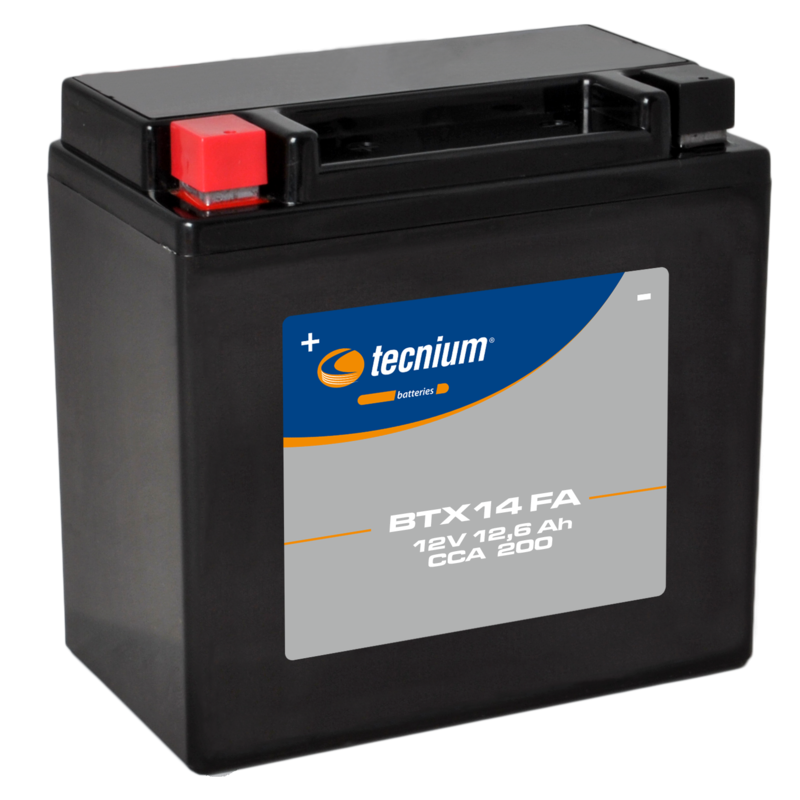 TECNIUM - Batterie moto sans entretien activé usine - BTX14