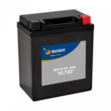 TECNIUM - Batterie moto sans entretien activé usine - BTX7L