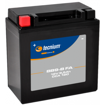 TECNIUM - Batterie moto sans entretien activé usine - BB9-B