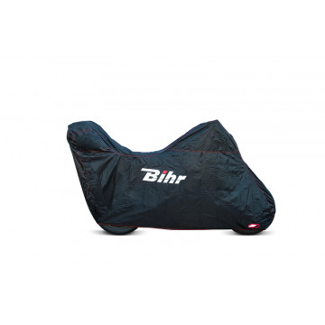 BIHR - Housse De Protection Extérieure Compatible Bulle Haute Et Top Case Noir Taille S