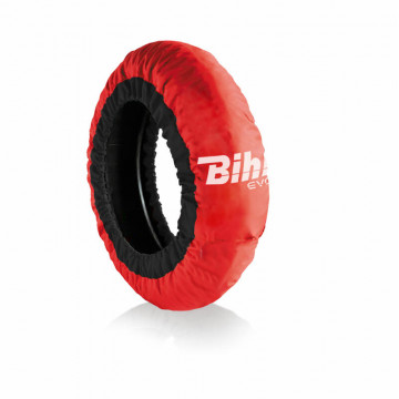 BIHR - Couvertures Chauffantes Evo2 Autorégulée Rouge Pneus 200Mm