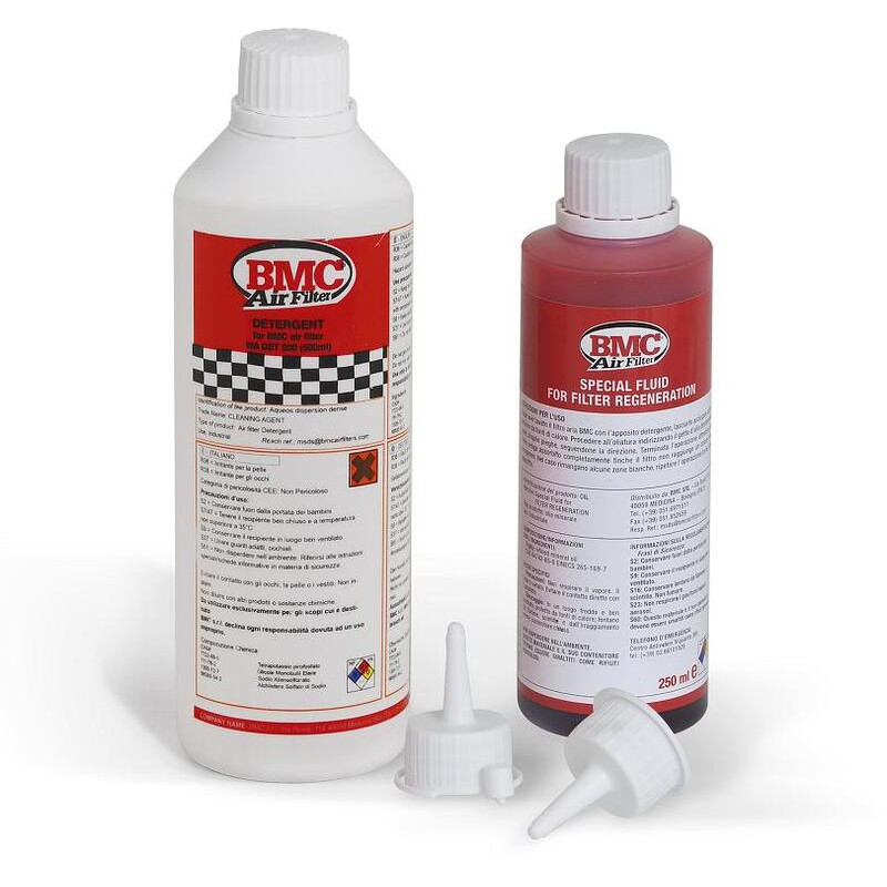 BMC - Kit d'entretien nettoyant et bouteille d'huile - flacon 500ml + 250ml