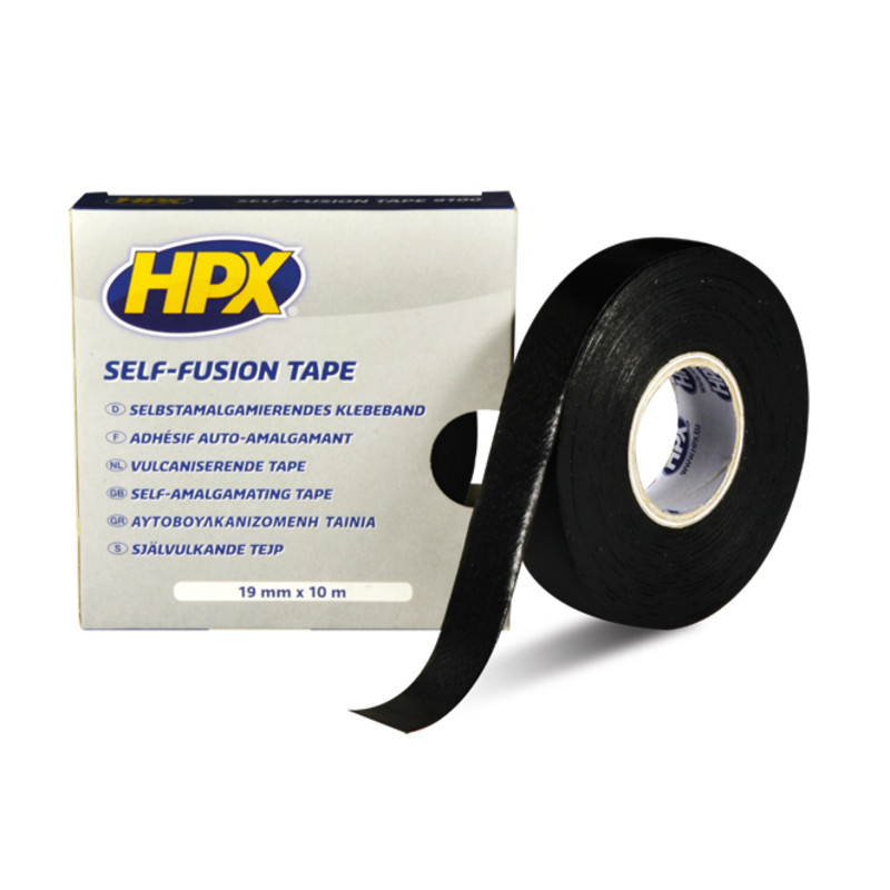 HPX - Ruban adhésif vulcanisant noir 19mm x 10m