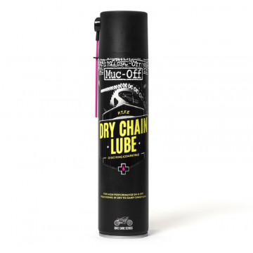 MUC-OFF - Lubrifiant chaîne Dry PTFE Chain Lube - spray 400ml