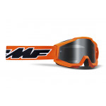 FMF - Masque Moto Powerbomb Enfant Rocket Orange - Écran Argent Miroir