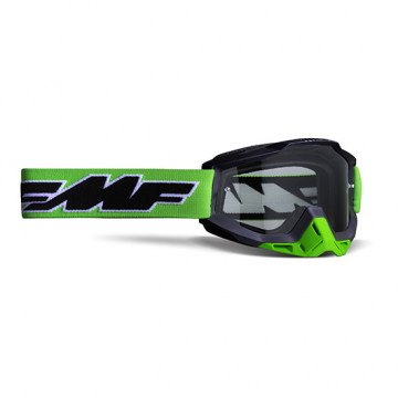 FMF - Masque Moto Powerbomb Rocket Lime - Clear Lens