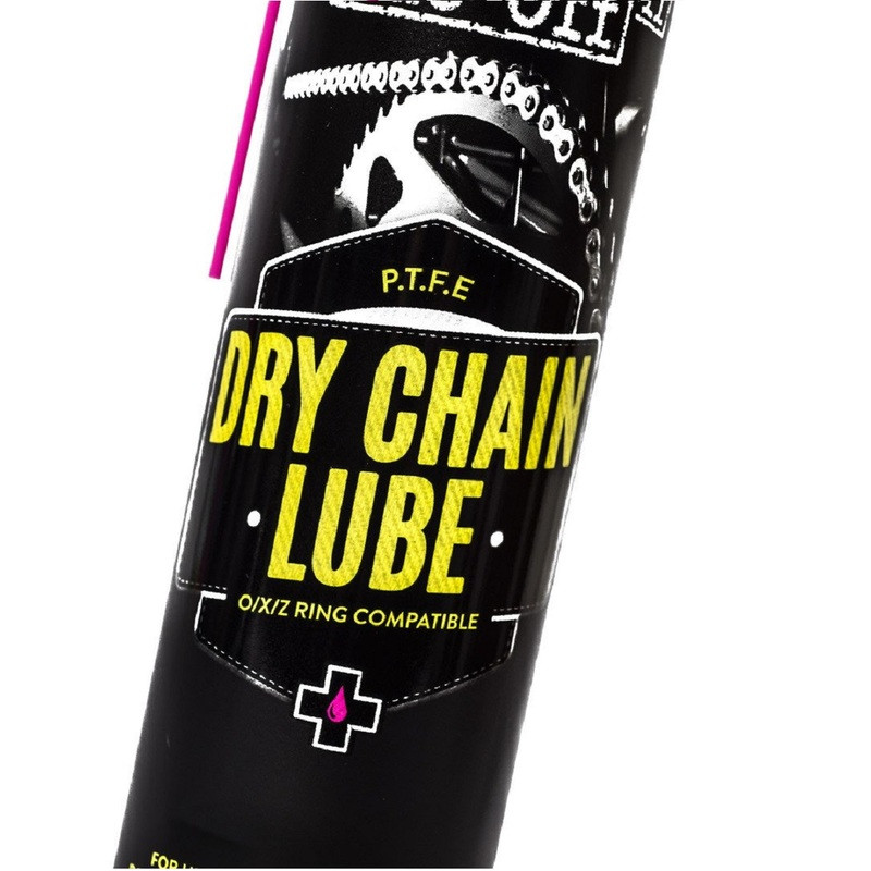 MUC-OFF - Lubrifiant chaîne Dry PTFE Chain Lube - spray 400ml