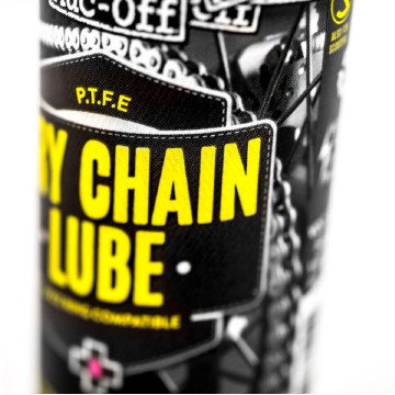 MUC-OFF - Lubrifiant chaîne Dry PTFE Chain Lube - spray 50ml