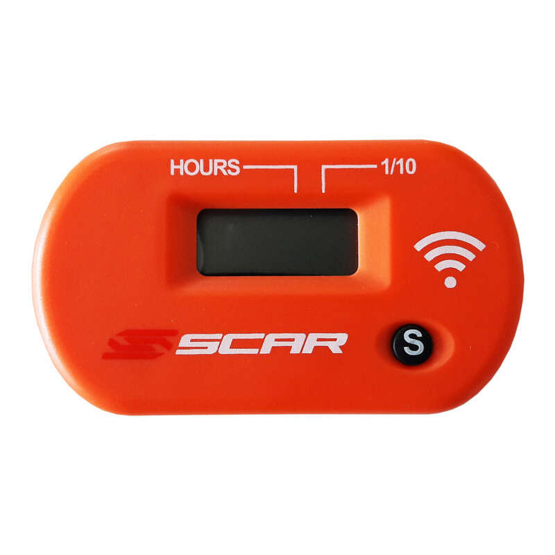 SCAR - Compteur d'heures Sans-fil avec Velcro orange