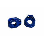 SCAR - Tendeur de chaîne bleu Compatible KTM/Husqvarna AB502B