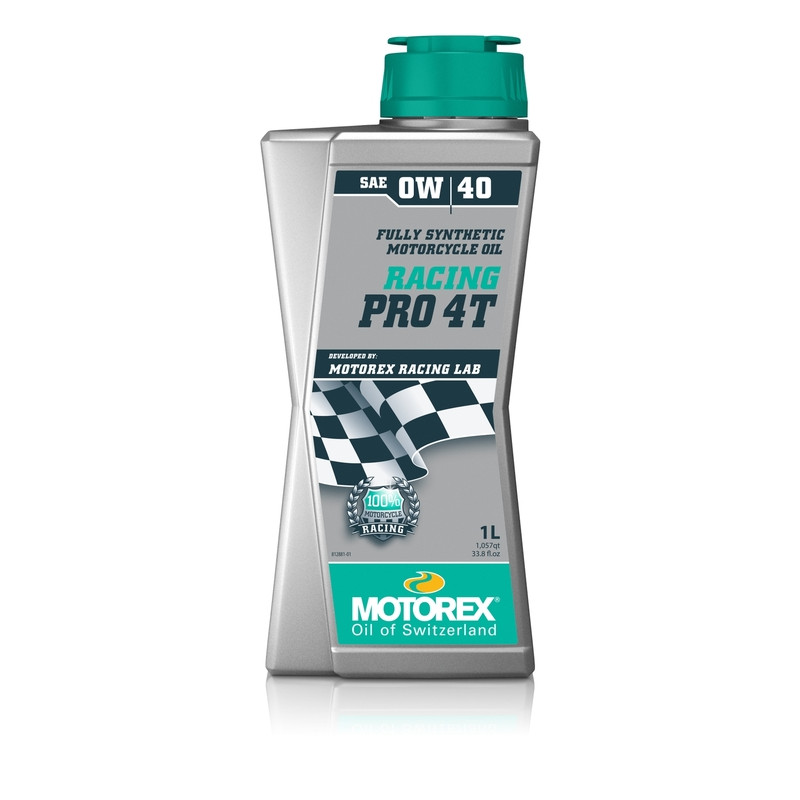 MOTOREX - Huile Moteur Racing Pro 4T 0W40 synthétique 1L