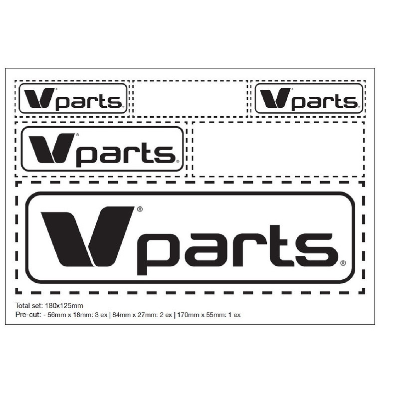 BIHR - Planche De Stickers V-Parts