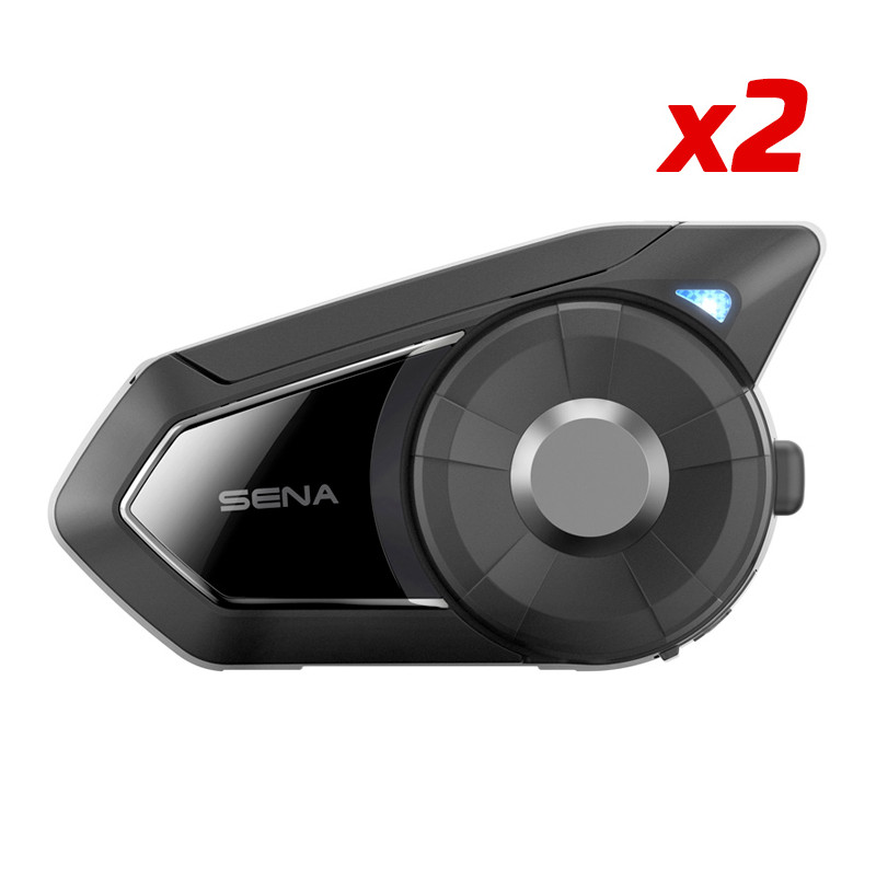 SENA - Système De Communication Sena 30K X 2(Duo) Pour Moto Ecouteurs Hd