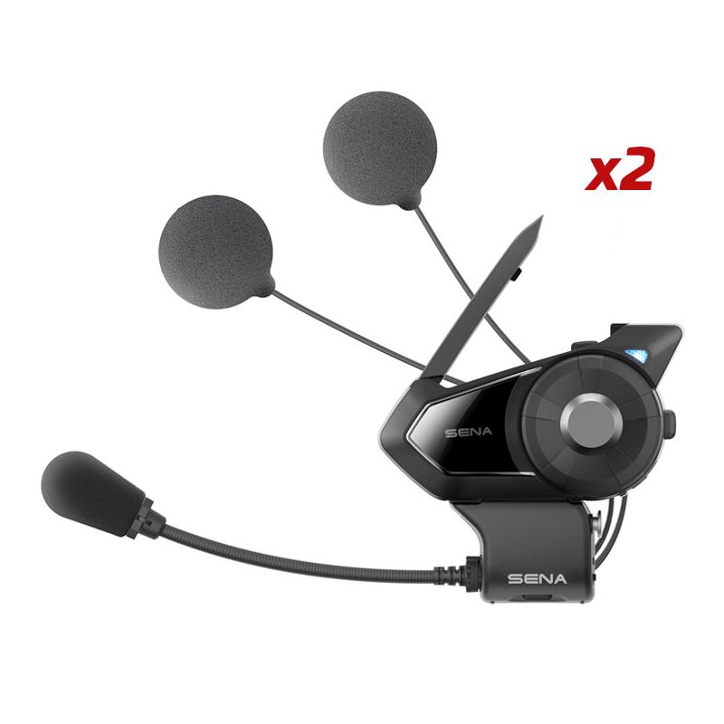 SENA - Système De Communication Sena 30K X 2(Duo) Pour Moto Ecouteurs Hd