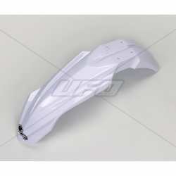 DESTOCKAGE - UFO - Garde Boue Avant Blanc Type Compatible Yamaha Yz/Yzf 125&+ 15-18