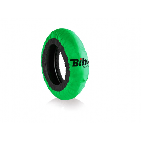 BIHR - Couvertures chauffantes Home Track EVO2 autorégulée vert pneus 180-200mm