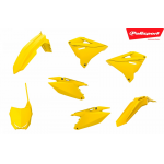 POLISPORT - Kit plastique Mx Restyle jaune compatible SUZUKI 125 250 RM 01-08