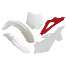 RACETECH  - Kit plastique couleur origine blanc/rouge Husqvarna TC TE 06-07